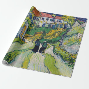 Vincent van Gogh - Treppe in Auvers Geschenkpapier