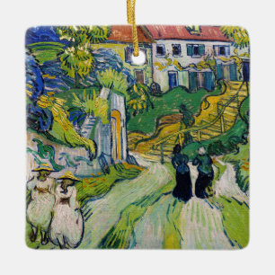 Vincent van Gogh - Treppe in Auvers Keramikornament