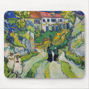 Vincent van Gogh - Treppe in Auvers Mousepad