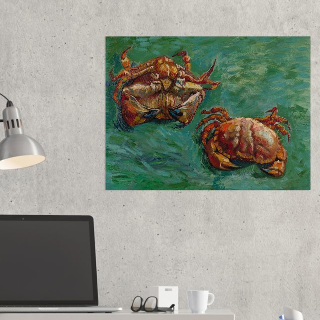 Vincent Van Gogh, Two Crabs Foliendrucke (In Situ (Schreibtisch 2))