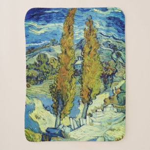 Vincent Van Gogh Two Poplars in Saint-Rémy Sherpadecke