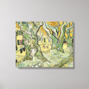 Vincent van Gogh über die Straße Leinwanddruck
