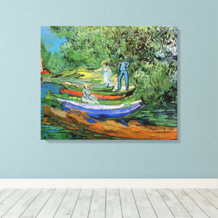 Vincent van Gogh - Ufer der Oise bei Auvers Leinwanddruck