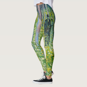 Vincent van Gogh - Unterholz mit zwei Figuren Leggings