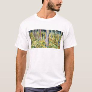 Vincent Van Gogh - Unterholz mit zwei Figuren T-Shirt