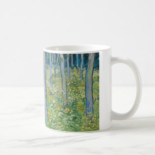 Vincent van Gogh - Unterholz mit zwei Zahlen Kaffeetasse