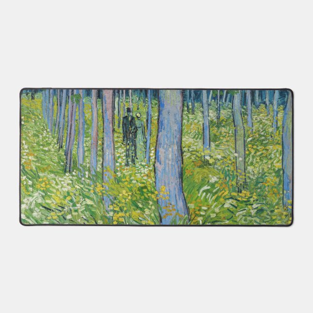 Vincent van Gogh - Unterwuchs mit zwei Zahlen Schreibtischunterlage (Vorderseite)