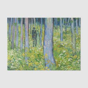 Vincent van Gogh - Unterwuchs mit zwei Zahlen Seidenpapier