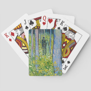 Vincent van Gogh - Unterwuchs mit zwei Zahlen Spielkarten