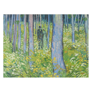 Vincent van Gogh - Unterwuchs mit zwei Zahlen Tischdecke