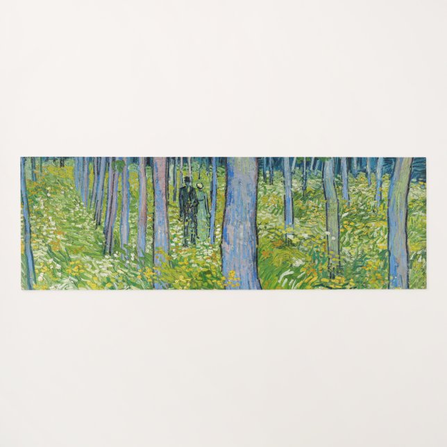 Vincent van Gogh - Unterwuchs mit zwei Zahlen Yogamatte (Rückseite (Horizontal))