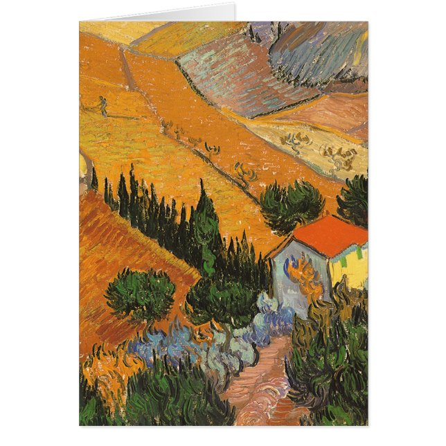 Vincent van Gogh - Vallée avec laboureur (Devant)