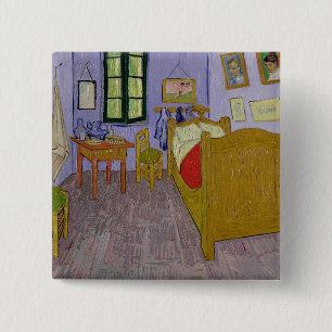 Vincent van Gogh Van Gogh Schlafzimmer bei Arles Button