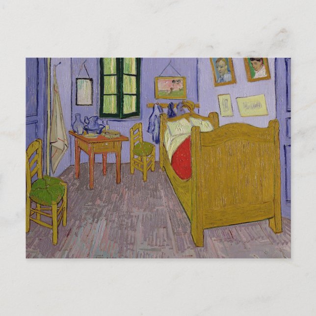 Vincent van Gogh | Van Gogh Schlafzimmer bei Arles Postkarte (Vorderseite)