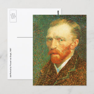 Vincent van Gogh - Van Gogh Selbstporträt Postkarte