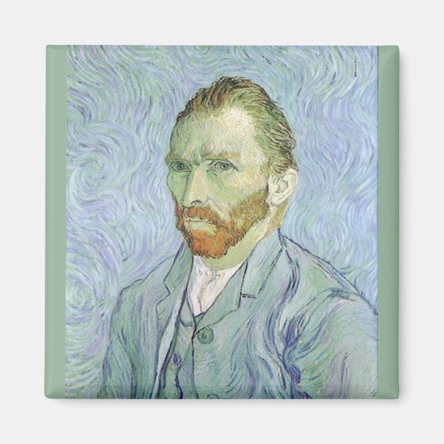 Vincent van Gogh - Van Gogh Self Portrait in Blue Magnet (Vorne)