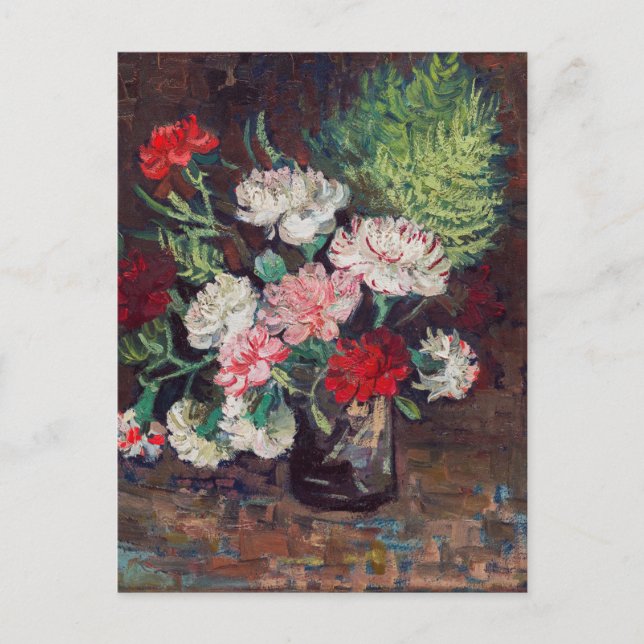 Vincent van Gogh Vase avec carte postale (Devant)