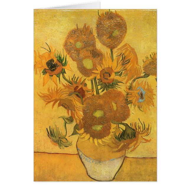 Vincent van Gogh - Vase avec quinze tournesols (Devant)