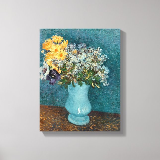 Vincent van Gogh | Vase der Blume, 1887 Leinwanddruck (Vorderseite)