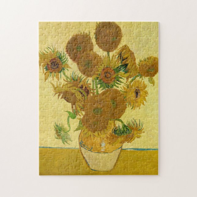 Vincent van Gogh - Vase mit fünfzehn Sonnenblumen (Vertikal)