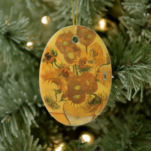 Vincent van Gogh - Vase mit fünfzehn Sonnenblumen Keramik Ornament
