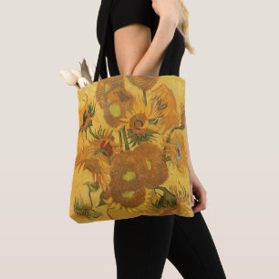 Vincent van Gogh - Vase mit fünfzehn Sonnenblumen Tasche
