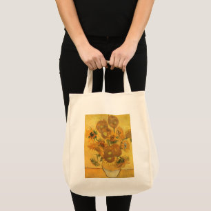 Vincent van Gogh - Vase mit fünfzehn Sonnenblumen Tragetasche