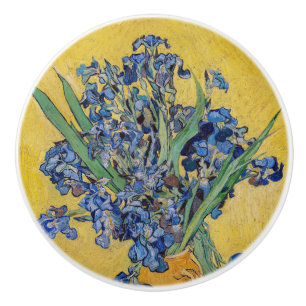Vincent van Gogh - Vase mit Iren Keramikknauf