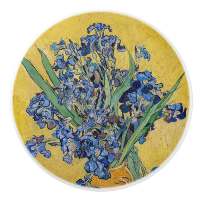 Vincent van Gogh - Vase mit Iren Keramikknauf (Vorderseite)