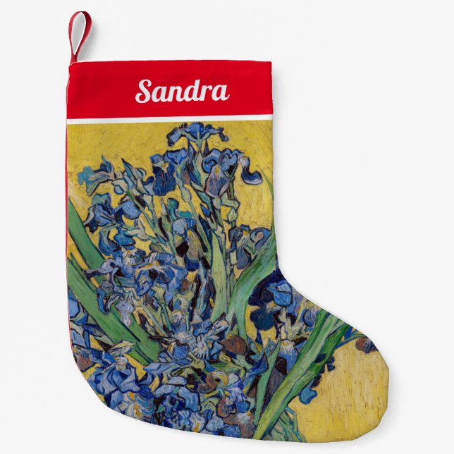 Vincent van Gogh - Vase mit Iren Kleiner Weihnachtsstrumpf (Vorderseite)