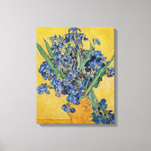 Vincent van Gogh - Vase mit Iren Leinwanddruck