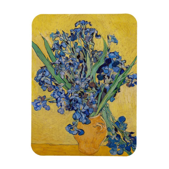 Vincent van Gogh - Vase mit Iren Magnet (Vertikal)