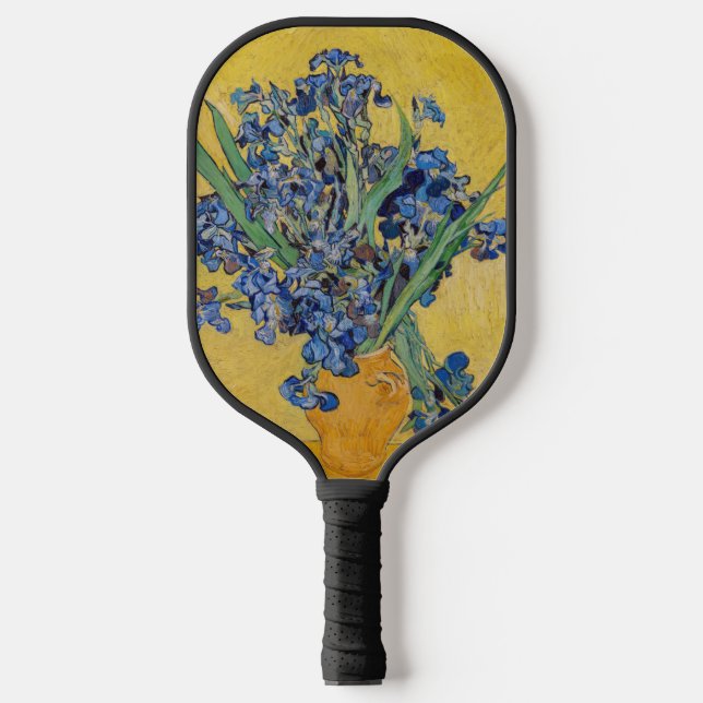 Vincent van Gogh - Vase mit Iren Pickleball Schläger (Vorderseite)