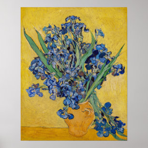 Vincent van Gogh - Vase mit Iren Poster