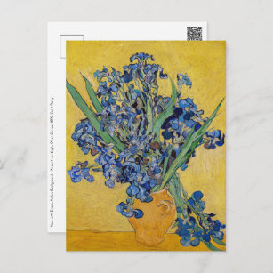 Vincent van Gogh - Vase mit Iren Postkarte