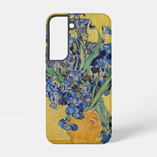 Vincent van Gogh - Vase mit Iren Samsung Galaxy Hülle (Rückseite)