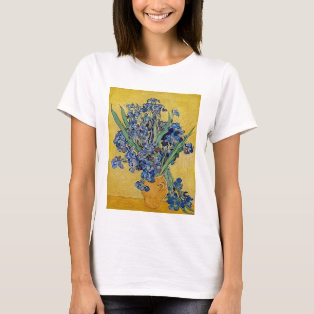 Vincent van Gogh - Vase mit Iren T-Shirt (Vorderseite)