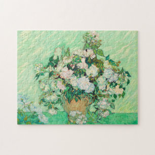 Vincent Van Gogh Vase mit rosa Roses Fine Art