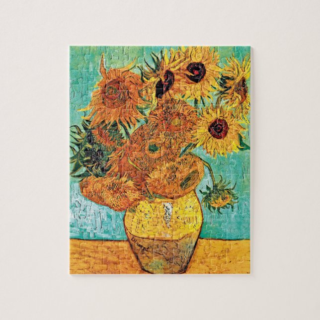 Vincent Van Gogh - Vase mit zwölf Sonnenblumen (Vertikal)