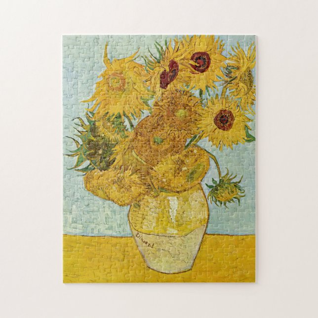 Vincent Van Gogh - Vase mit zwölf Sonnenblumen (Vertikal)