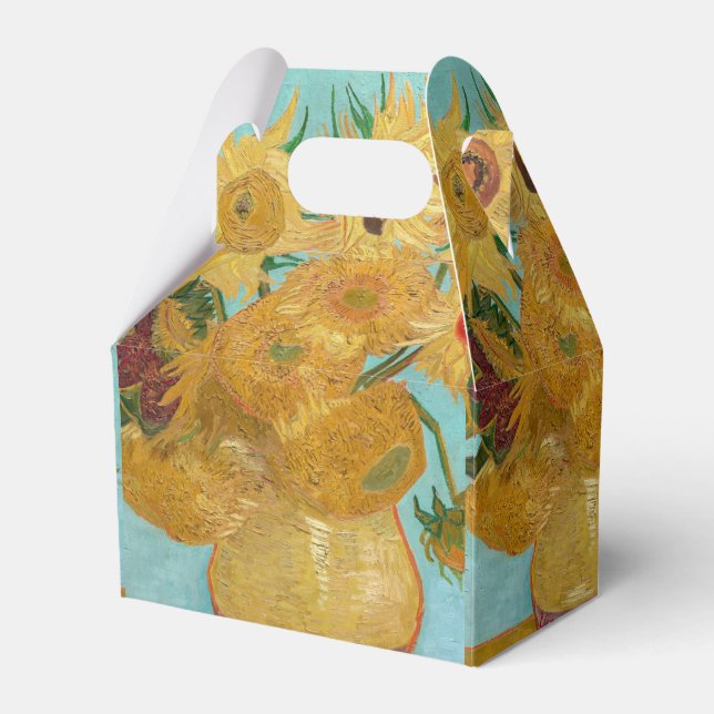 Vincent Van Gogh - Vase mit zwölf Sonnenblumen Geschenkschachtel (Vorderseite)