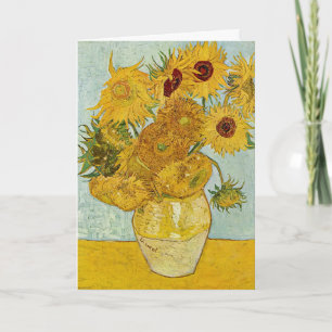 Vincent Van Gogh - Vase mit zwölf Sonnenblumen Karte