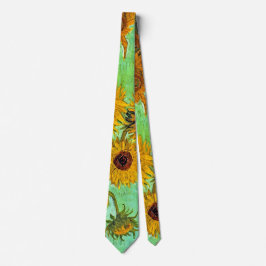Vincent Van Gogh - Vase mit zwölf Sonnenblumen Krawatte