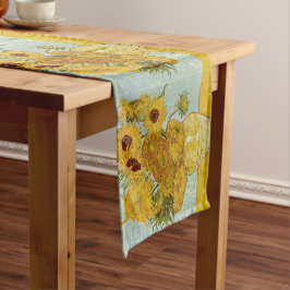 Vincent Van Gogh - Vase mit zwölf Sonnenblumen Kurzer Tischläufer