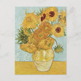 Vincent van Gogh Vase mit zwölf Sonnenblumen Postkarte