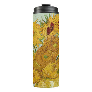Vincent Van Gogh - Vase mit zwölf Sonnenblumen Thermosbecher