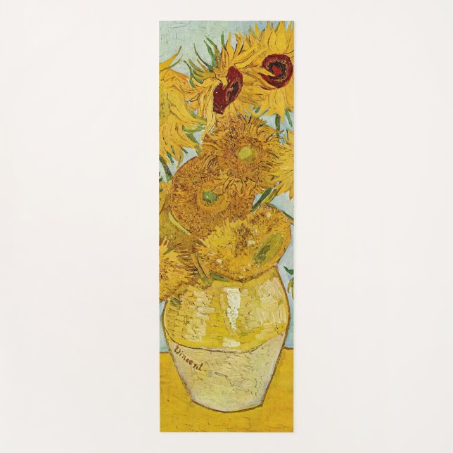 Vincent Van Gogh - Vase mit zwölf Sonnenblumen Yogamatte (Vorderseite)