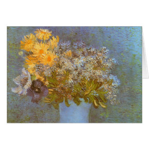 Vincent van Gogh Vasen mit Flieder, Gänseblümchen