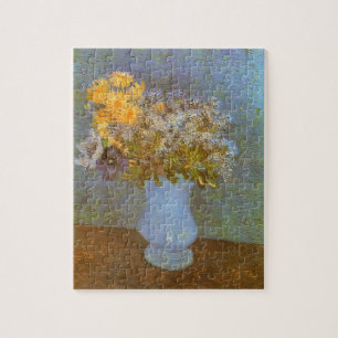 Vincent van Gogh Vasen mit Flieder, Gänseblümchen,