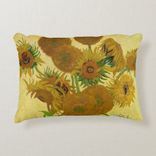 Vincent van Gogh - Vasen mit fünfzehn Sonnenblumen Dekokissen